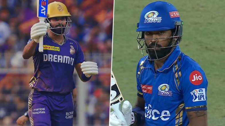 Kolkata Knight Riders Win By 24 Runs | MI vs KKR Highlights of IPL 2024: Mitchell Starc's Four-Wicket Haul Helps Visitors Secure Comeback Victory