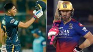 RCB vs GT Live Score Updates of IPL 2024: Faf du Plessis Wins the Toss and Opts to Bowl First; Manav Suthar Handed Debut, Josh Little Comes in Place of Azmatullah Omarzai in Gujarat Titans' Playing XI