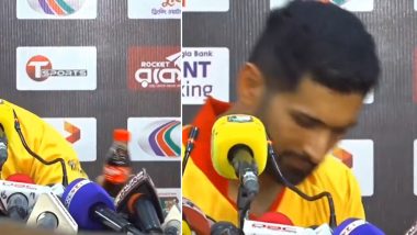 Zimbabwe Captain Sikandar Raza Does Cristiano Ronaldo, Removes Coca Cola Bottles from Table During Press Conference Ahead of BAN vs ZIM T20I 2024 Series (Watch Video)