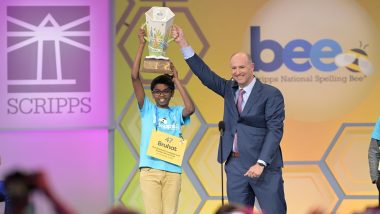 Bruhat Soma Wins Scripps National Spelling Bee Title After Spelling 29 Words Correctly in Tiebreaker (Watch Video)