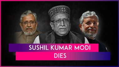 Sushil Kumar Modi Dies: Former CM Of Bihar & Senior BJP Leader Passes Away After Battling Cancer; PM Modi & Many Other Politicians Express Grief