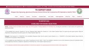 TS EAMCET Answer Key 2024 Out at eapcet.tsche.ac.in: Provisional Answer Key of Engineering, Agriculture, and Pharmacy Exams Released, Know Steps To Download