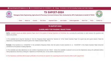 Step-by-Step Guide To Download TS EAMCET Answer Key 2024 From eapcet.tsche.ac.in