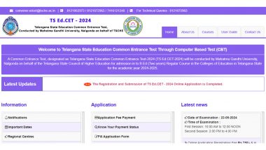 TS EdCET Hall Ticket 2024: Admit Card for Telangana State Education Common Entrance Test Exam Likely To Be Released Today at edcet.tsche.ac.in, Know Steps To Download