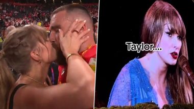 VIRAL! Taylor Swift's Hickey on Neck at Sweden Gig Grabs Attention After Italian Getaway With Travis Kelce (Watch Video)