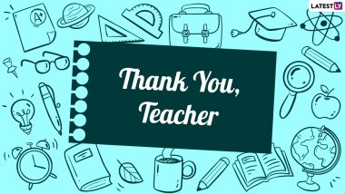 Teacher Appreciation Day 2024 in US Greetings: WhatsApp Messages, Quotes, Images, Wishes and HD Wallpapers to Celebrate National Teachers' Day