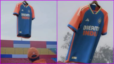 Team India Jersey for ICC T20 World Cup 2024 Released: See Pics and Video of New Kit To Be Worn by Indian Cricket Team During Men’s Twenty20 WC