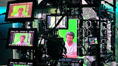 The Greatest of All Time: Thalapathy Vijay’s Intense Look Revealed As Makers Share Update on Film’s VFX Work (View Pic)