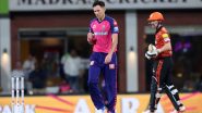 Trent Boult Strikes in His First Over Yet Again, Dismisses Abhishek Sharma After Conceding 13 Runs During SRH vs RR IPL 2024 Qualifier 2 Match (Watch Video)
