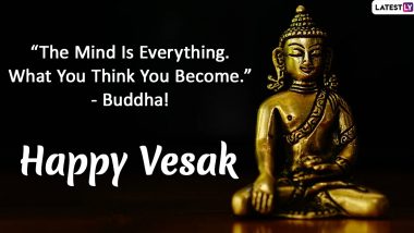 Vesak 2024 Images and Buddha Purnima HD Wallpapers for Free Download Online: Send Wishes, Greetings, Messages and Quotes to Loved Ones On Festival Day