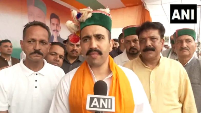 Lok Sabha Elections 2024: Congress Leader Vikramaditya Singh Files Nomination from Mandi LS Seat (Watch Videos)