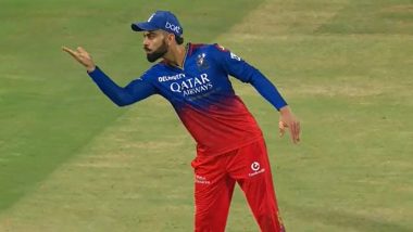 Virat Kohli Gives 'Flying Kiss' Send-Off to Shahrukh Khan After Dismissing Him With Stunning Direct Hit During RCB vs GT IPL 2024 (See Pic)