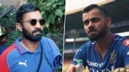 Virat Kohli, Other RCB Players and Support Staff Celebrate Dinesh Karthik&rsquo;s Career With Special Stories (Watch Video)