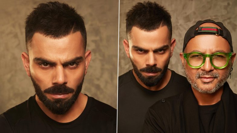 Virat Kohli New Hairstyle: Hair Stylist Aalim Hakim Shares Details About 'King' Kohli's New Haircut (View Pics)