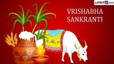 Vrishabha Sankranti 2024 Images and Messages: Send Greetings, Wallpapers, Quotes and Wishes to Near and Dear Ones