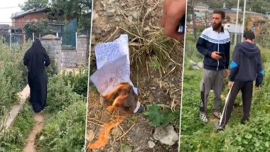 Kashmir: 'Woman Caught Red-Handed While Burying Taaweez, Given by Satan Worshiper, for Black Magic in Graveyard', Claim Netizens (Watch Video)