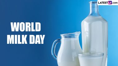 World Milk Day 2024 Date, Theme, History and Significance: All You Need To Know About the Day That Celebrates the Nutritious Food Product