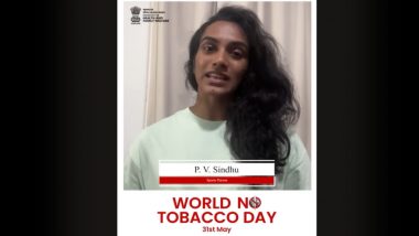 World No Tobacco Day 2024: PV Sindhu Urges Everyone To Unite in The Health Ministry Campaign Against Tobacco Use