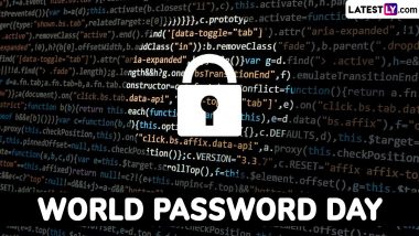World Password Day 2024 Date, History and Significance: Know About the Day That Emphasises on Having Secure Passwords To Protect Our Privacy