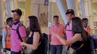 Team India Batsman Yashasvi Jaiswal Spotted With Rumored Girlfriend Maddie Hamilton At Airport, Video Goes Viral