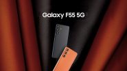 Samsung Galaxy F55 5G India Launch Tomorrow; Check Leaked Price, Features, Specifications & Other Details