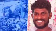 In a shocking incident that unfolded on the streets of Tamil Nadu, a man who had come to eat in a restaurant with his girlfriend in Tirunelveli was hacked to death by six unknown assailants on a busy road.