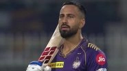 IPL 2024: Kolkata Knight Riders&rsquo; Ramandeep Singh Fined Twenty Percent Match Fees for Breaching Code of Conduct Against Mumbai Indians
