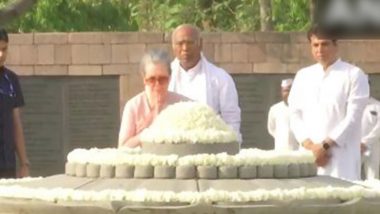 Rajiv Gandhi Death Anniversary 2024: Sonia Gandhi, Mallikarjun Kharge Pay Homage to Former PM on His Punyatithi (Watch Videos)