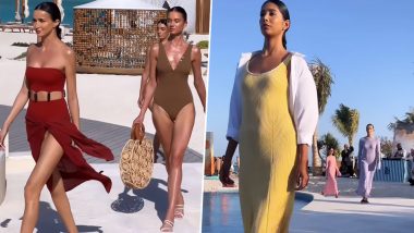 Saudi Arabia Makes History As Models Strut the Runway in Swimsuits on Day 2 of Red Sea Fashion Week (Watch Video)