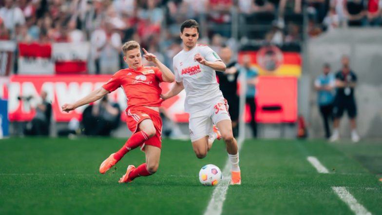 Damion Downs Scores Late To Keep FC Cologne Up and Defer Bundesliga 2023–24 Relegation Decisions to Final Day