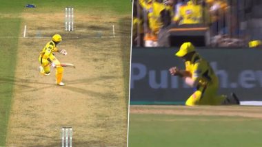 Viral Moments From CSK vs RR IPL 2024 Match: Ravindra Jadeja’s Obstructing the Field Dismissal, Tushar Deshpande’s Outstanding Catch and Other Highlights From Chennai Super Kings vs Rajasthan Royals Match