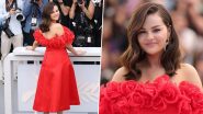 Cannes 2024: Selena Gomez Exudes ’70s Elegance and Glamour in Off-Shoulder Rose Gown at 77th Film Festival (Watch Video & Pics)
