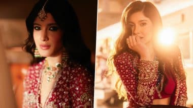 Shanaya Kapoor Mesmerises Fans in Stunning Red Lehenga – See the Gorgeous Pics!