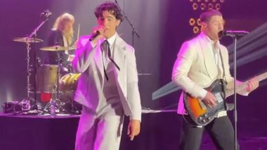 Nick Jonas Rocks the Stage With Headbanger Hit ‘Jealous’ in White Tuxedo Jacket at Cannes’ Annual HIV-AIDS Charity Dinner