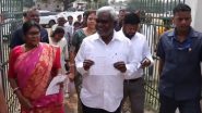 Jharkhand Lok Sabha Election 2024 Phase 4: Around 44% Voter Turnout Recorded Till 1 PM, CM Champai Soren With His Wife Cast Vote in Jilinggora (Watch Video)