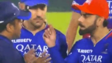 Virat Kohli Fumes at Umpire After DRS Goes Against Royal Challengers Bengaluru in RCB vs DC IPL 2024 Match (Watch Video)