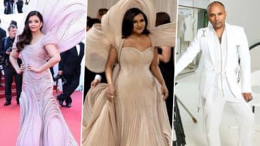 Met Gala 2024: Mindy Kaling Dazzles in Gaurav Gupta’s Gown, Reminds Fans of Aishwarya Rai’s Cannes Look (View Pics)