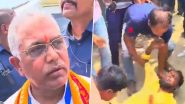 Bengal Lok Sabha Election 2024: TMC Workers Gherao BJP Durgapur Candidate Dilip Ghosh's Convoy in Monteswar Area, Vandalise Vehicle  (Watch Videos)