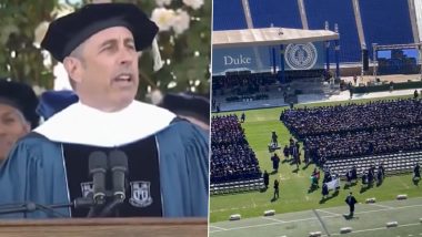 Jerry Seinfeld's Duke University Commencement Speech Prompts Student Walkout Over Pro-Israel Support (Watch Videos)