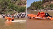 Jammu and Kashmir: Search and Rescue Operation Underway As Two Youths Drown in Udhampur’s River Tawi (Watch Video)
