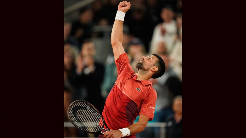 Novak Djokovic vs Lorenzo Musetti, French Open 2024 Free Live Streaming Online: How to Watch Live TV Telecast of Roland Garros Third Round Men’s Singles Tennis Match?