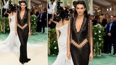 Met Gala 2024: Kendall Jenner Shines in Unique Alexander McQueen Dress at Event