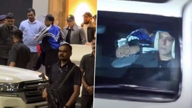 Salman Khan Returns to Mumbai After London Trip, Tight Security Escort for Dabangg Star (Watch Video)