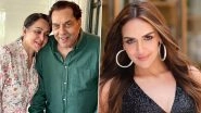Dharmendra-Hema Malini 44th Wedding Anniversary: Daughter Esha Deol Shares Adorable Post to Celebrate Her Parent&rsquo;s Special Day (View Pic)