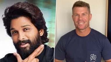 Allu Arjun Promises to Teach ‘Pushpa Pushpa’ Dance Move to Australian Cricketer David Warner