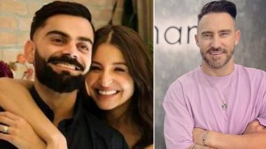 RCB Skipper Faf Du Plessis Gives Fans a Glimpse of Virat Kohli’s Sweet Birthday Celebration for Anushka Sharma (View Pic)