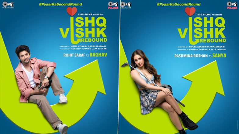 Ishq Vishk Rebound: First Look Posters Introduce Rohit Saraf As Raghav, Pashmina Roshan As Sanya From Nipun Dharmadhikari’s Upcoming Film (View Pics)