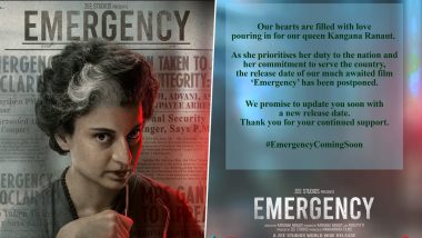 Emergency: Kangana Ranaut’s Political Drama Postponed Amid Her Ongoing Lok Sabha Election Campaign; Makers To Announce New Release Date Soon