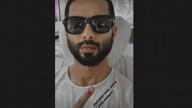 Shahid Kapoor Casts Vote in Mumbai for Lok Sabha Elections 2024; Kabir Singh Actor Shares Picture of Inked Finger (View Pic)