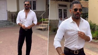 Lok Sabha Elections 2024: Suniel Shetty Casts Vote in Mumbai, Fulfils His Civic Duty (Watch Video)